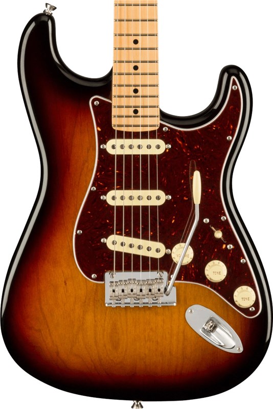Fender American Professional II Stratocaster, Maple Fingerboard, 3 Tone Sunburst