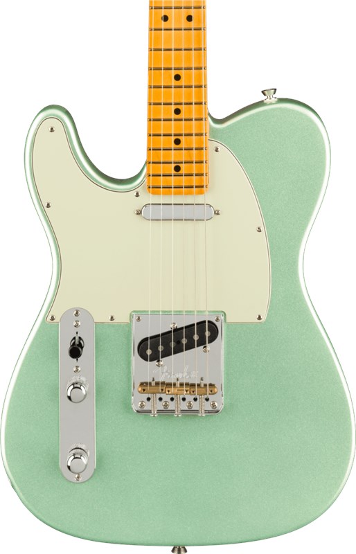Fender American Professional II Telecaster, Maple Fingerboard, Mystic Surf Green, Left Handed