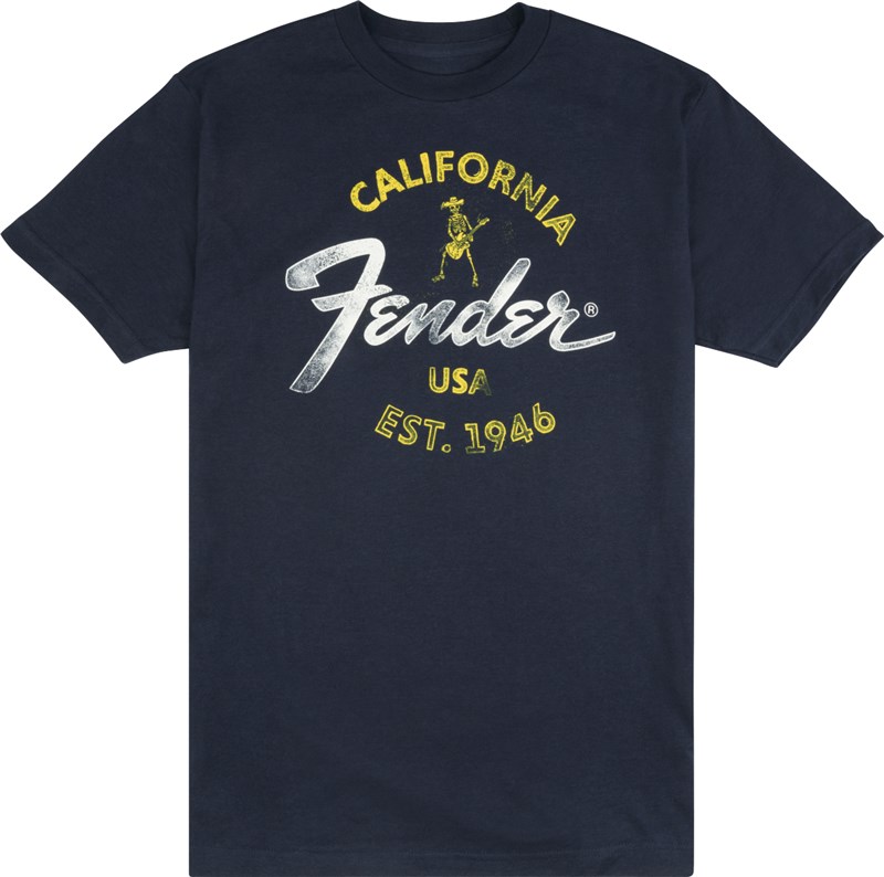Fender Baja Blue T-Shirt Blue M