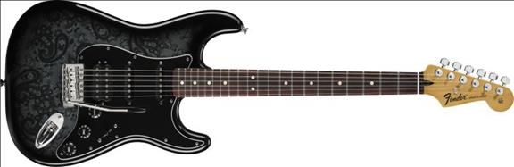 fender fsr black paisley stratocaster