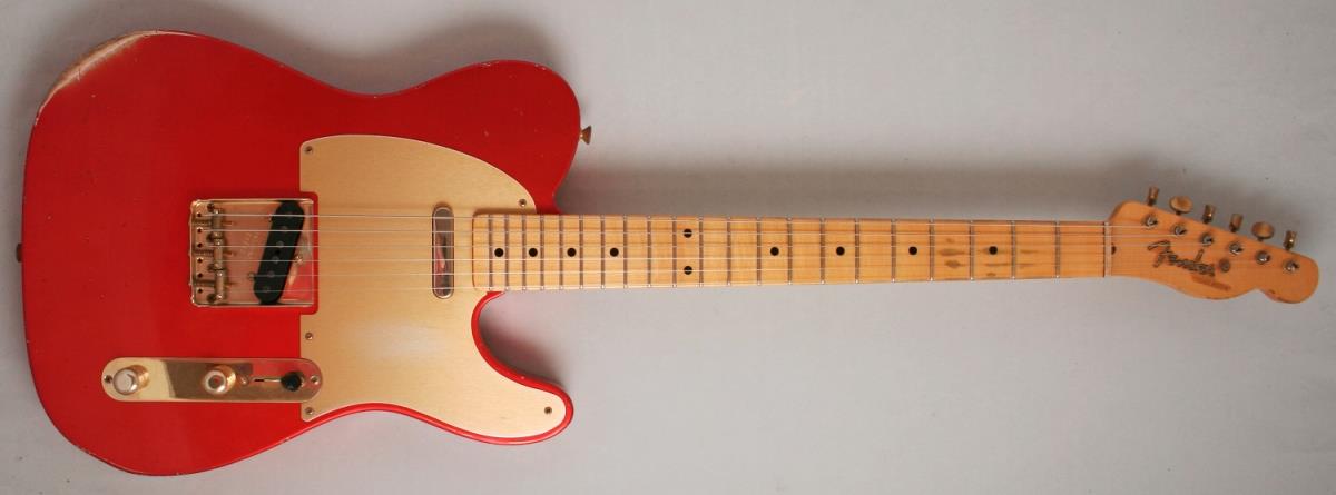 red and gold telecaster