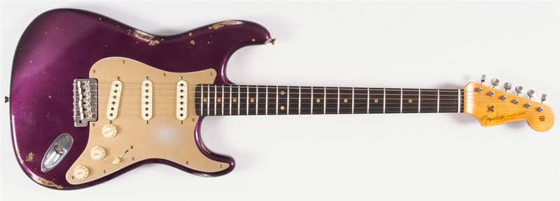 Metallic deals purple stratocaster