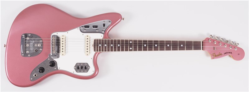 Fender jaguar deals burgundy mist