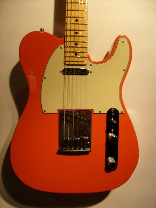 red telecaster maple neck