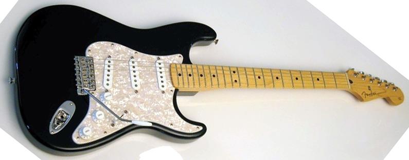 Fender Deluxe Powerhouse Stratocaster (Black, Maple)