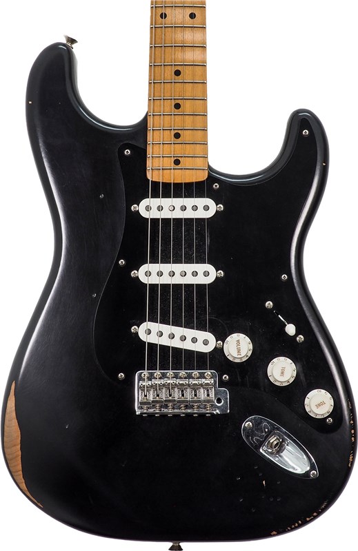 Fender Exclusive Vintera '50s Tribute Stratocaster Road Worn, Black