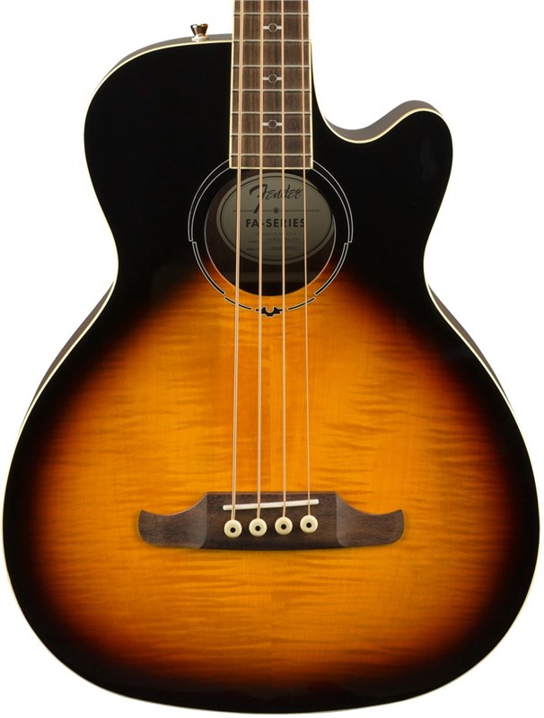 Fender FA-450CE Acoustic Bass, Laurel Fingerboard, 3-Colour Sunburst
