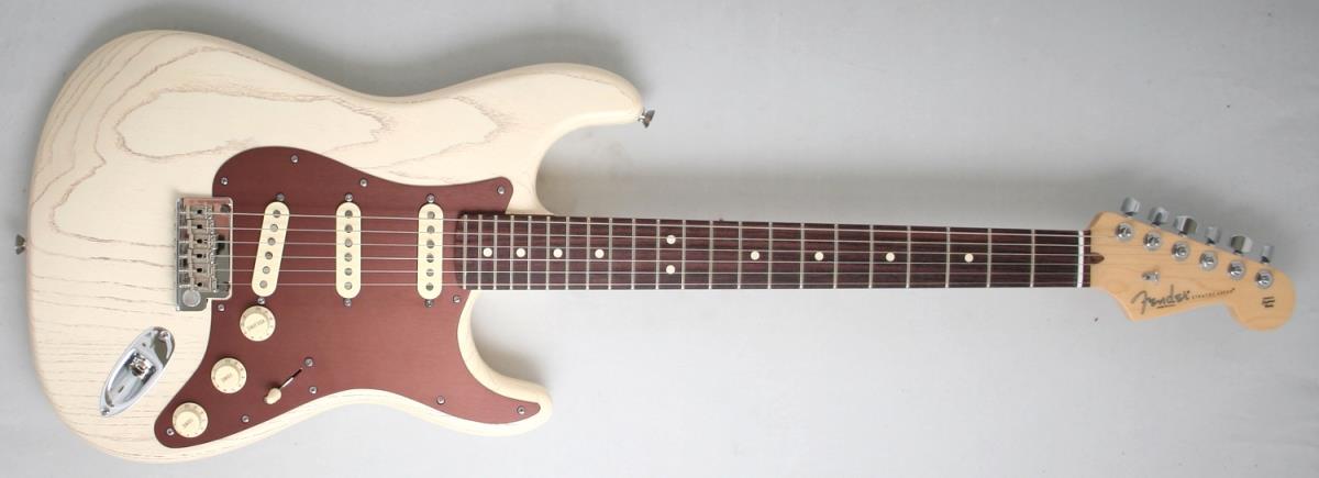 Fender FSR American Stratocaster Rustic Ash (Olympic White, Rosewood)