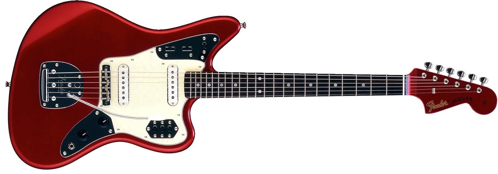 cherry red fender jaguar