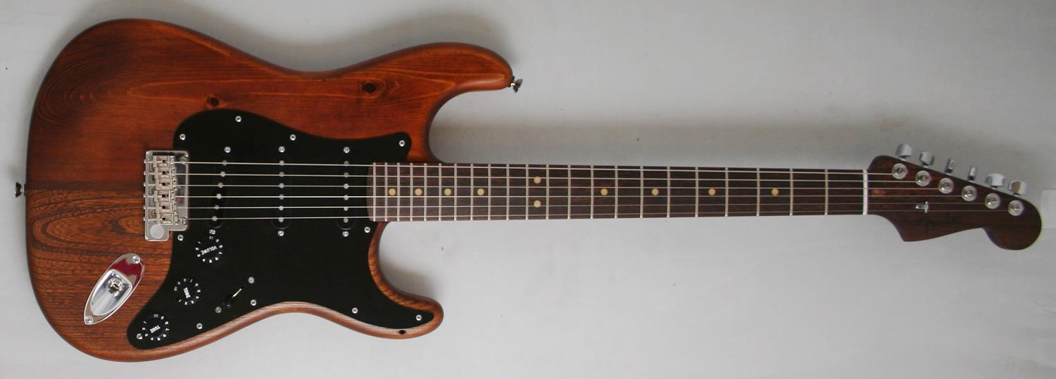 dark brown stratocaster