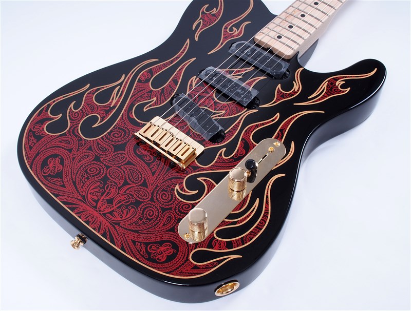 Fender James Burton Telecaster (Red Paisley Flames)