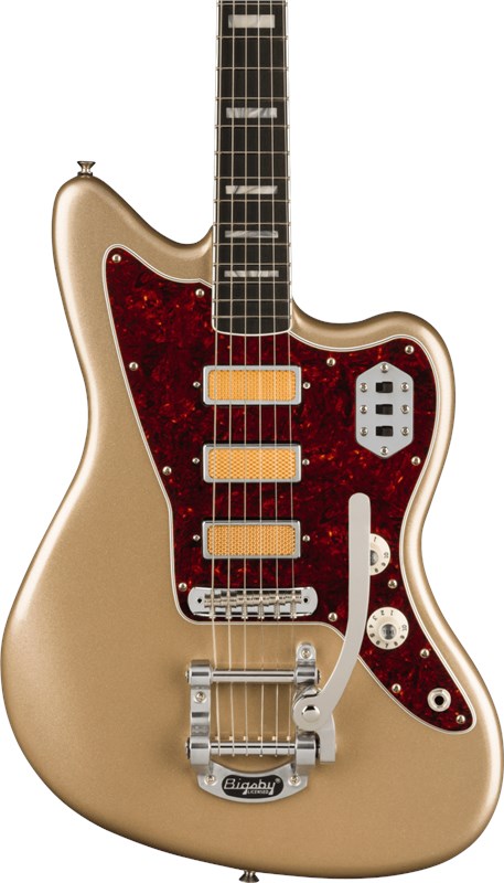 Fender Limited Edition Gold Foil Jazzmaster, Shoreline Gold