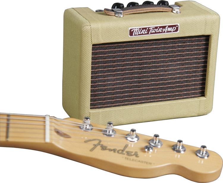 Fender Mini '57 Twin-Amp 1W Practice Amp, Tweed