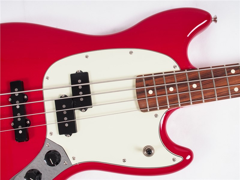 Fender Offset Mustang Bass Pj Red Electric Guitar Gak 7418