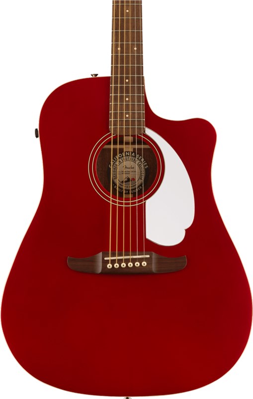 Fender Redondo Player Dreadnought Electro-Acoustic, Candy Apple Red