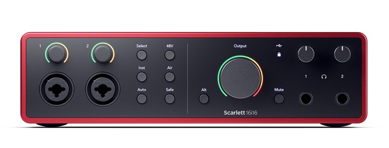 Focusrite Scarlett 16i16 USB Audio Interface, 4th Gen