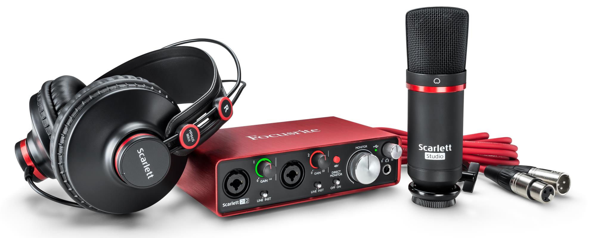 focusrite scarlett 2i2 studio bundle