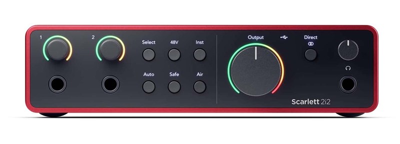 Interfaz De Audio Usb Focusrite Scarlett 2i2 4th Gen - FeedBack Store