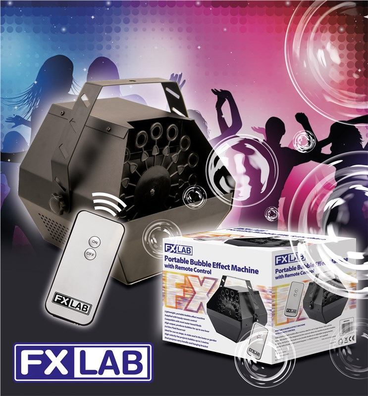 FXLab G002GKA Portable Bubble Effect Machine