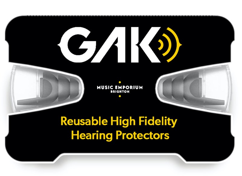 GAK Pacato 16 Hi Fidelity Hearing Protectors, Card Version