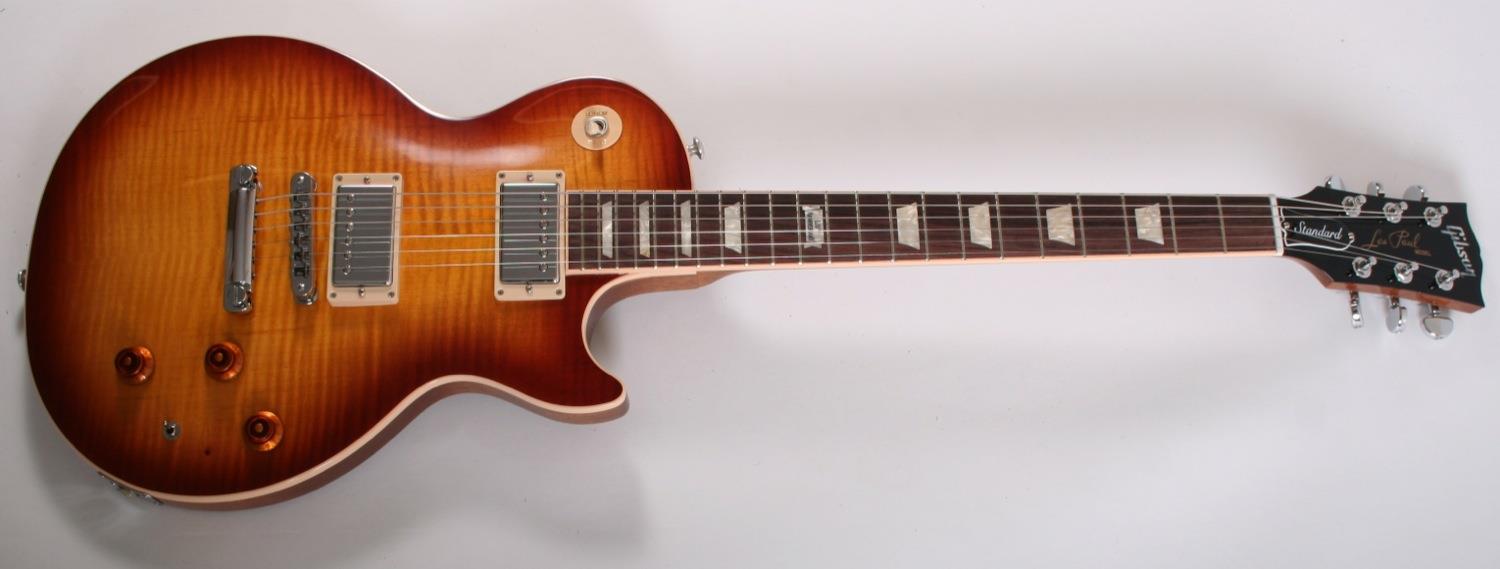 gibson les paul standard flame top