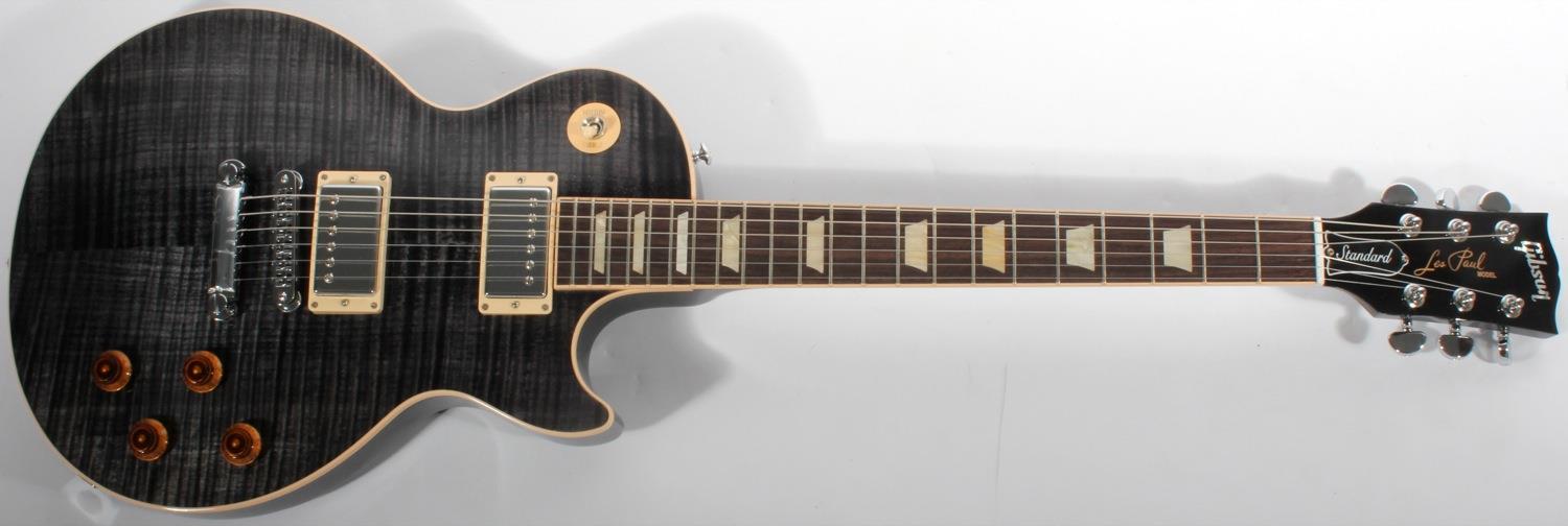 Gibson USA 2016 Les Paul Standard T (Translucent Black, s/n 160052730)