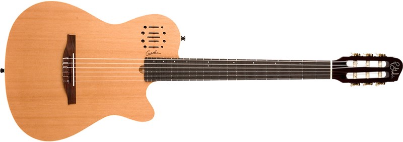 Godin MultiAc Nylon Encore, Gig Bag, Natural SG Acoustic Guitar