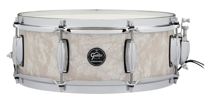 Gretsch Renown Maple Snare 14x5in, Vintage Pearl
