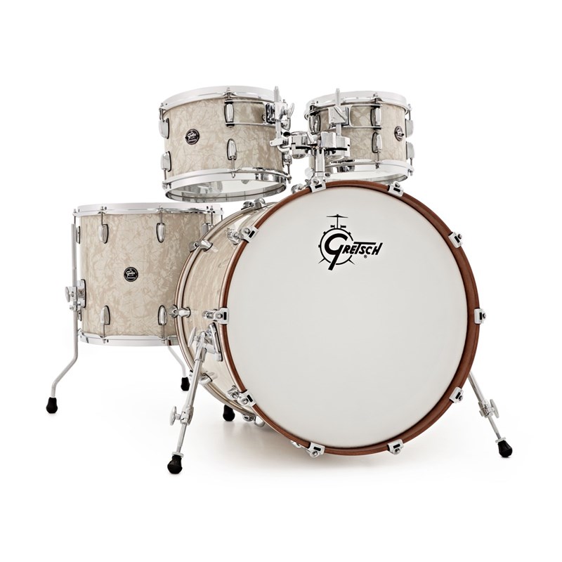 Gretsch RN2-E8246 Renown Maple 4 Piece Shell Pack, Vintage Pearl