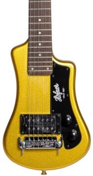 Hofner HCT-SH Shorty Electric Travel, Gold Limited Edition