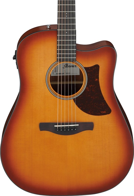Ibanez AAD50CE Dreadnought Electro-Acoustic, Light Brown Sunburst Low Gloss