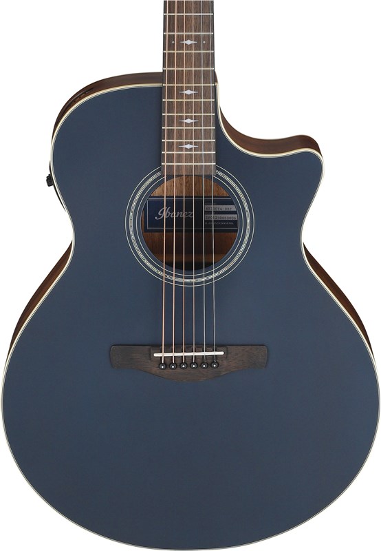Ibanez AE100-DBF, Dark Tide Blue Flat Acoustic Guitar