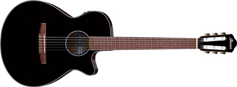 Ibanez AEG50N Grand Auditorium Electro Acoustic, Black High Gloss Acoustic Guitar