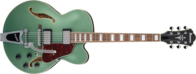 ibanez hollow body green