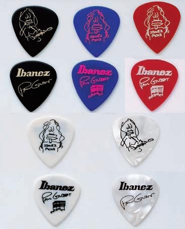 ibanez paul gilbert picks