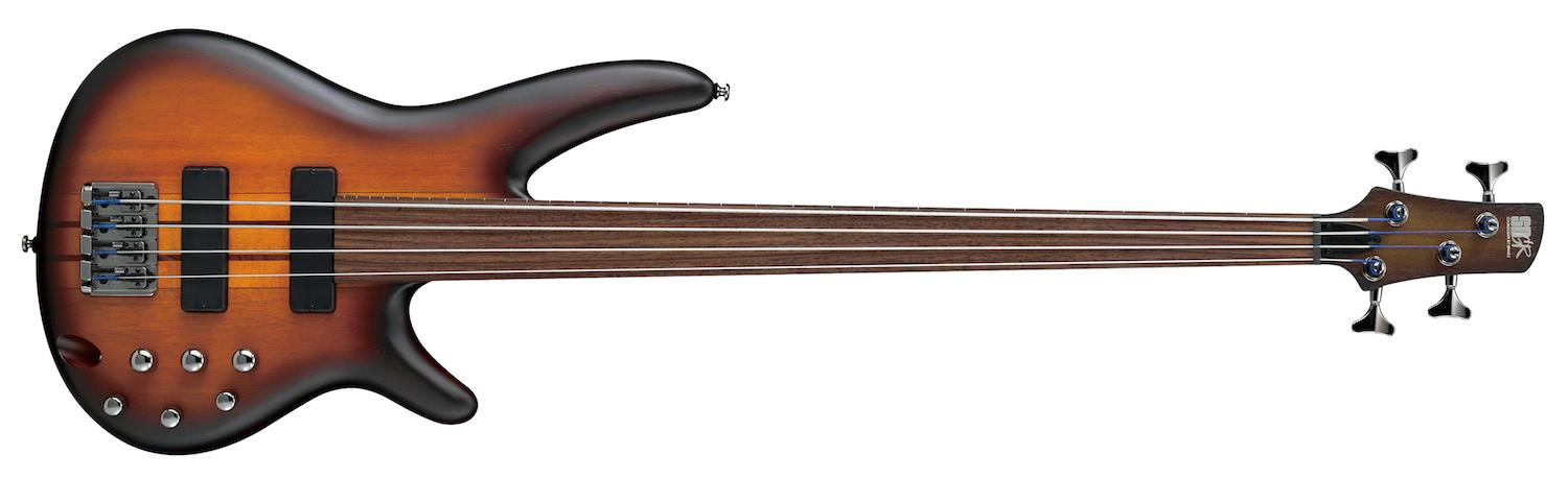 Ibanez SRF700 Bass Workshop Fretless, Brown Burst Flat
