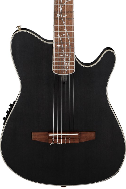 Ibanez TOD10N Tim Henson Electro Acoustic, Trans Black Flat Acoustic Guitar