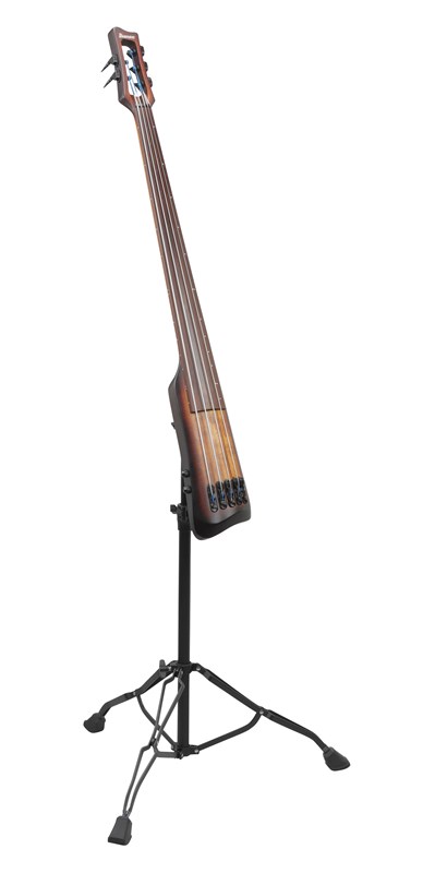 Ibanez UB805 Compact Electric Upright 5 String Bass, Mahogany Oil Burst