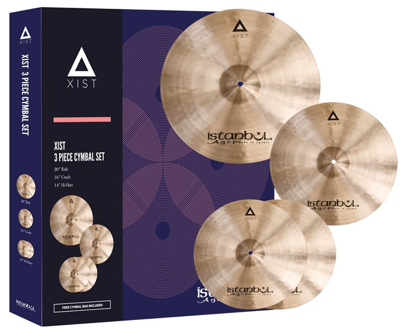 Istanbul Agop Xist Cymbal Set, 3 Piece