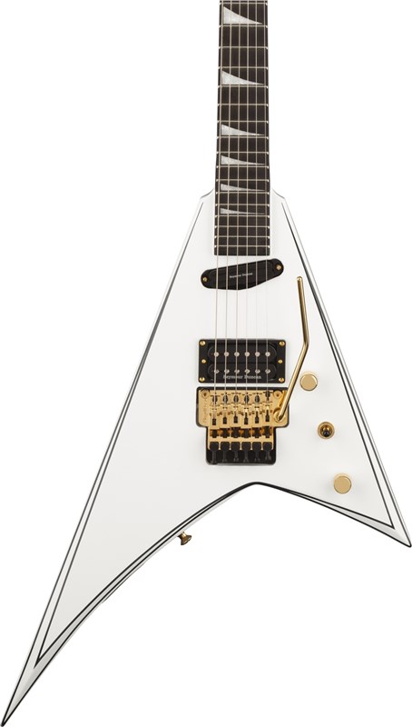 Jackson Concept Series Rhoads RR24 HS, Ebony Fingerboard, White with Black Pinstripes