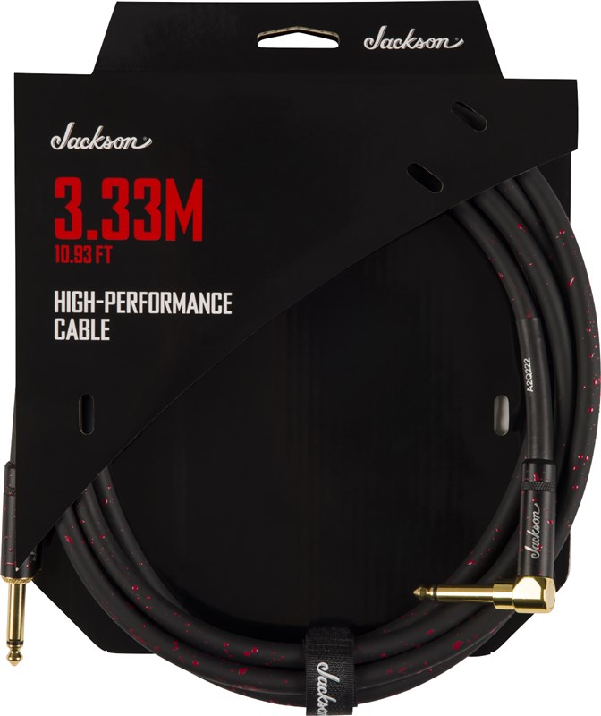 Jackson High Performance Cable, Black and Red, 3.33m