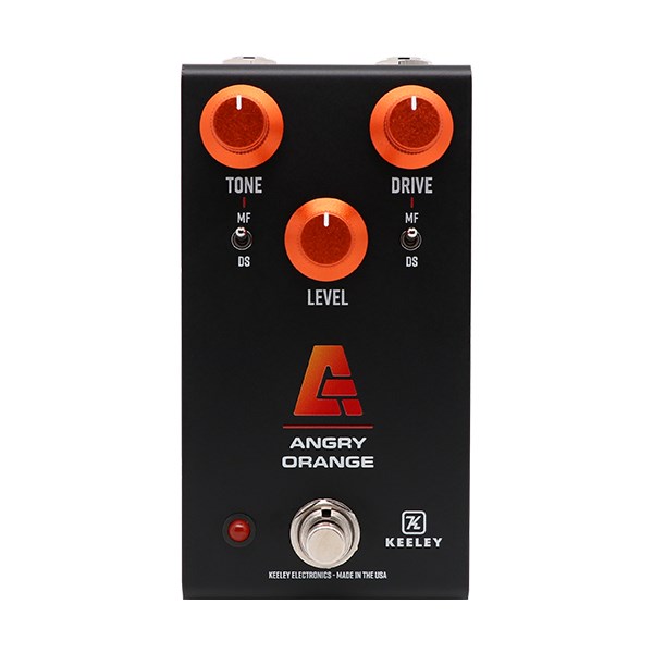 Keeley Electronics Keeley Angry Orange 4-in-1 Fuzz Distortion Pedal Effects Pedal