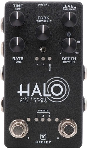 Keeley Electronics Keeley HALO Andy Timmons Dual Echo Pedal Effects Pedal
