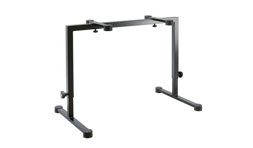 K&M 18880 Topline Table-Style Keyboard Stand, Black, Special Order