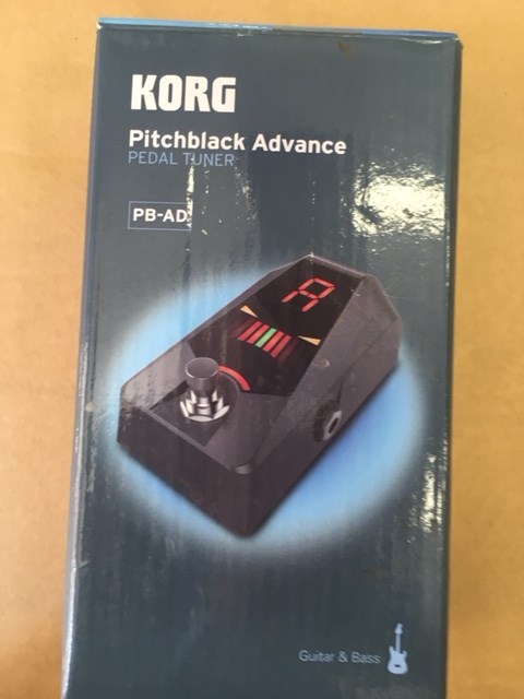 Korg PB-AD Pitchblack Advance Pedal Tuner Black B-Stock