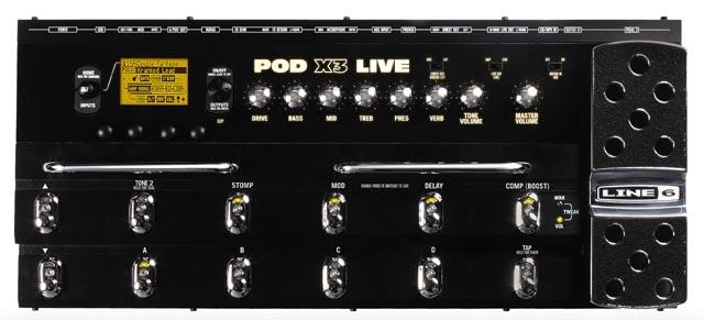 Line　POD　Multi　X3　Live　FX