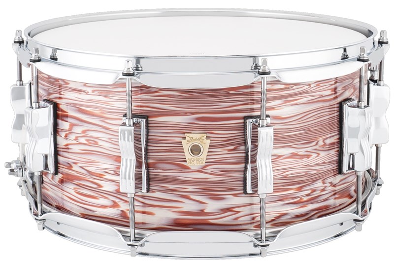 Ludwig LS403XX Classic Maple Snare 14x6.5in, Vintage Pink Oyster