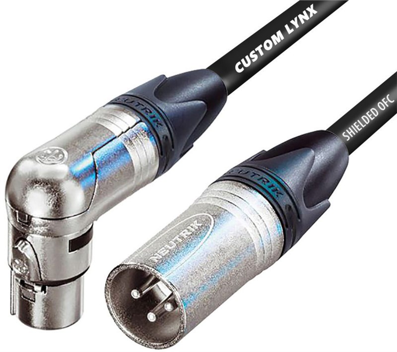 Lynx Custom Neutrik Angled Female XLR Cable 5m | GAK