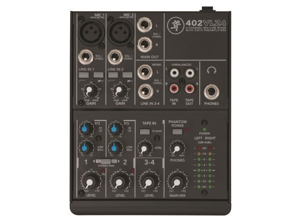 Mackie 402 VLZ4 4-Channel Compact Mixer