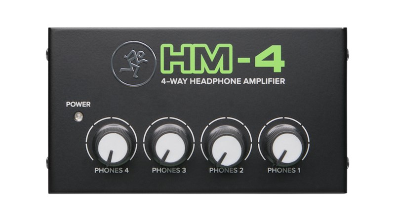 Mackie HM-4 Headphone Amplifier, Nearly New Headphones